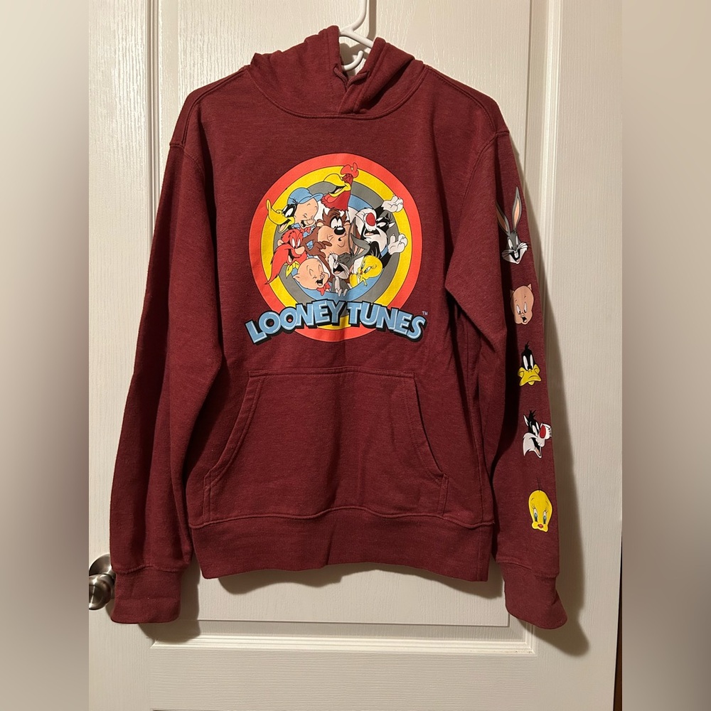 Looney Tunes Maroon Hoodie
